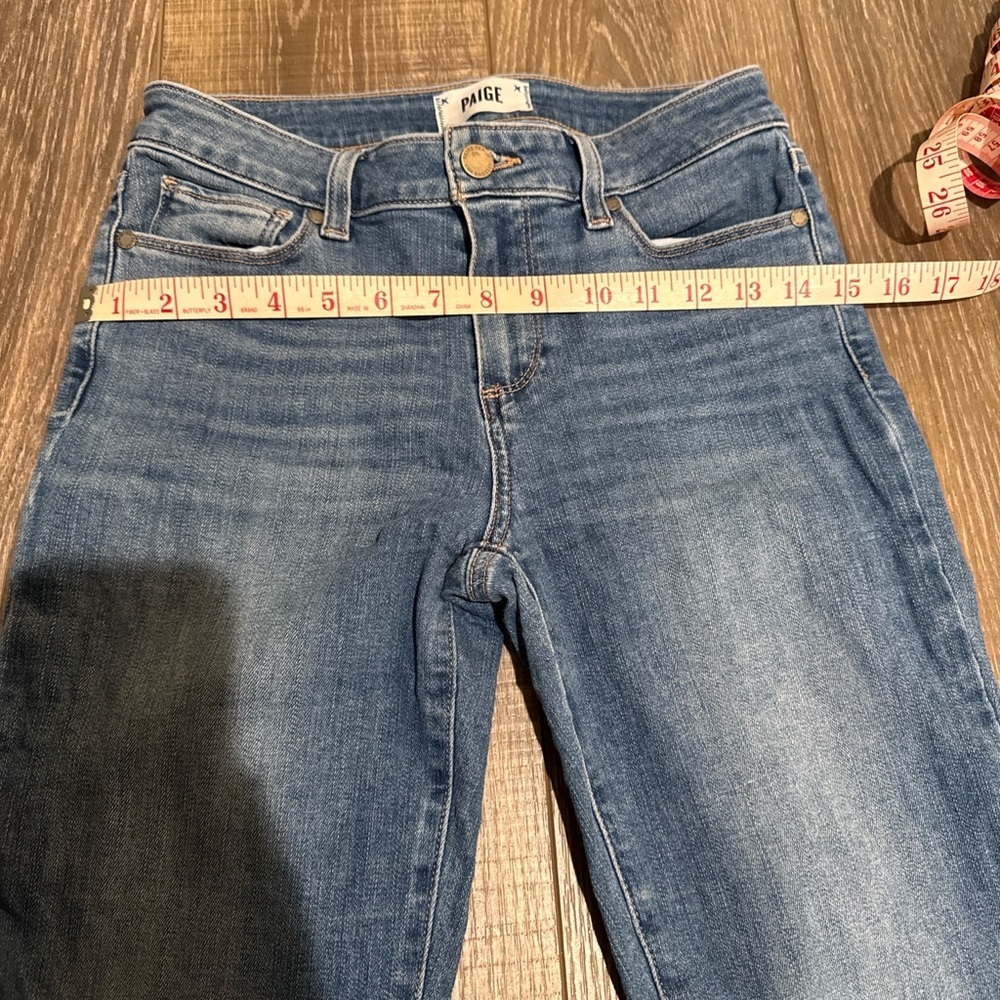 Pristine Paige Skyline Ankle Peg Jeans Skinny Size 26 - Picture 6 of 8
